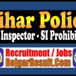 Bihar Police SI Prohibition Recruitment 2025