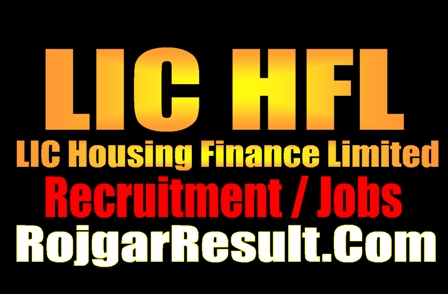 LIC HFL Housing Recruitment 2024