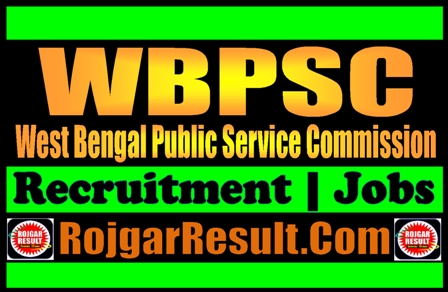 WBPSC Recruitment 2024 Online Form