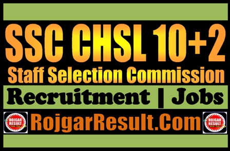 SSC CHSL 10+2 Online Form