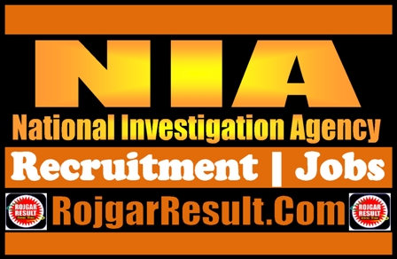 NIA National Investigation Agency Recruitment 2024