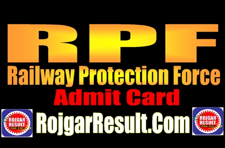 Railway RPF Admit Card 2024