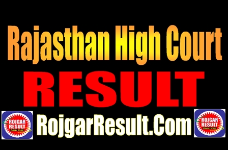 Rajasthan High Court Result 2025