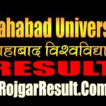 Allahabad University Result 2025