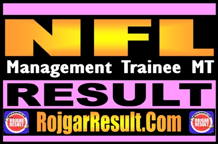 NFL Management Trainee MT Result 2024