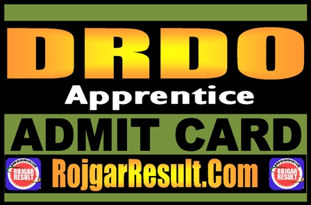 DRDO Apprentice Admit Card 2024
