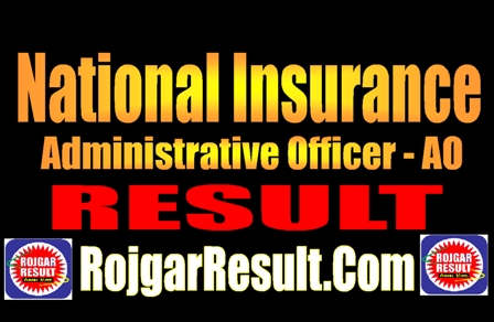 National Insurance AO Result 2024