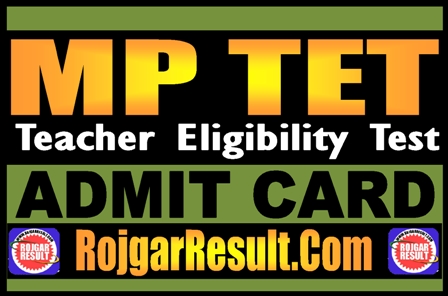 MPTET Admit Card 2024