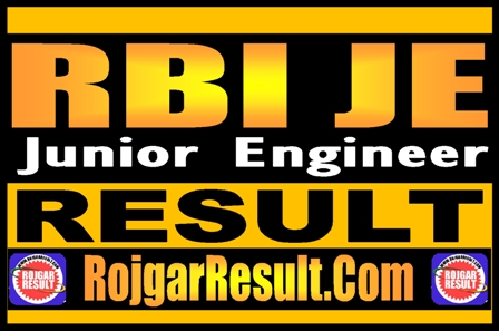 RBI JE Result 2025