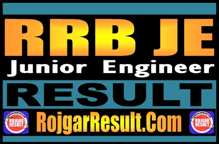 RRB JE Result 2025