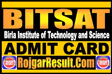 BITSAT Admit Card 2025