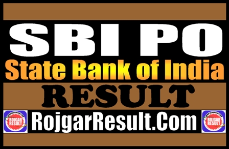 SBI PO Probationary Officer Result 2025