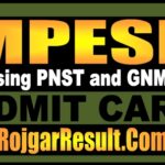 MPESB Nursing PNST and GNMTST Admit Card 2025