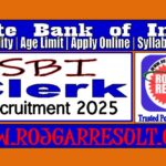 SBI Junior Associates Clerk Online Form 2025 for 5180 Post