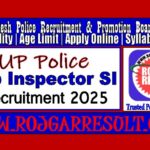 UP Police Sub Inspector SI Online Form 2025 for 4543 Post