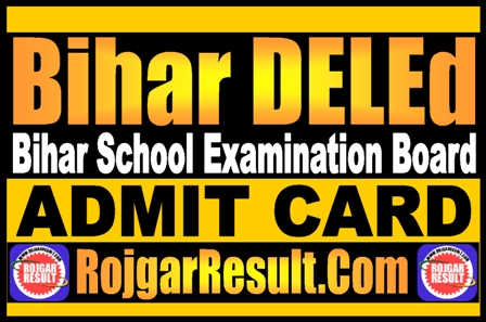 Bihar DELEd Admit Card 2025