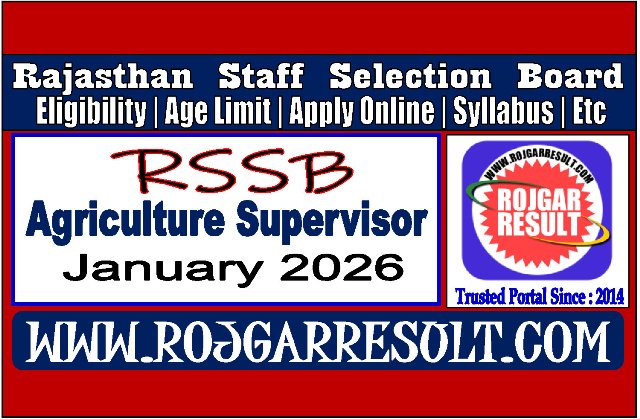 Rajasthan Staff Selection Board