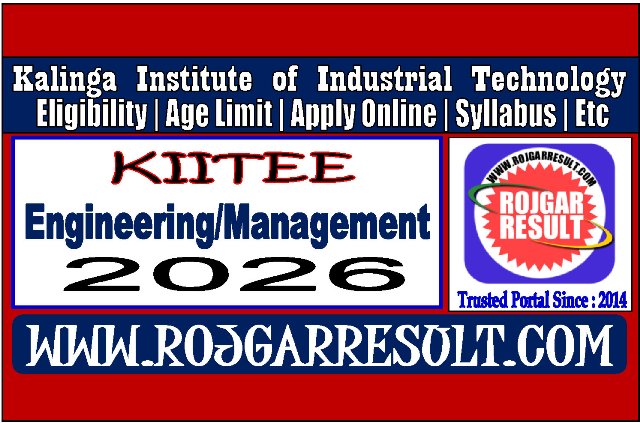 KIITEE Online Form 2026