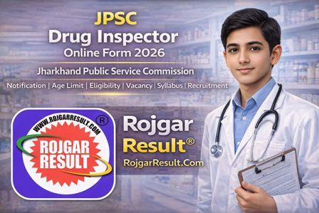 JPSC Drug Inspector Recruitment 2026